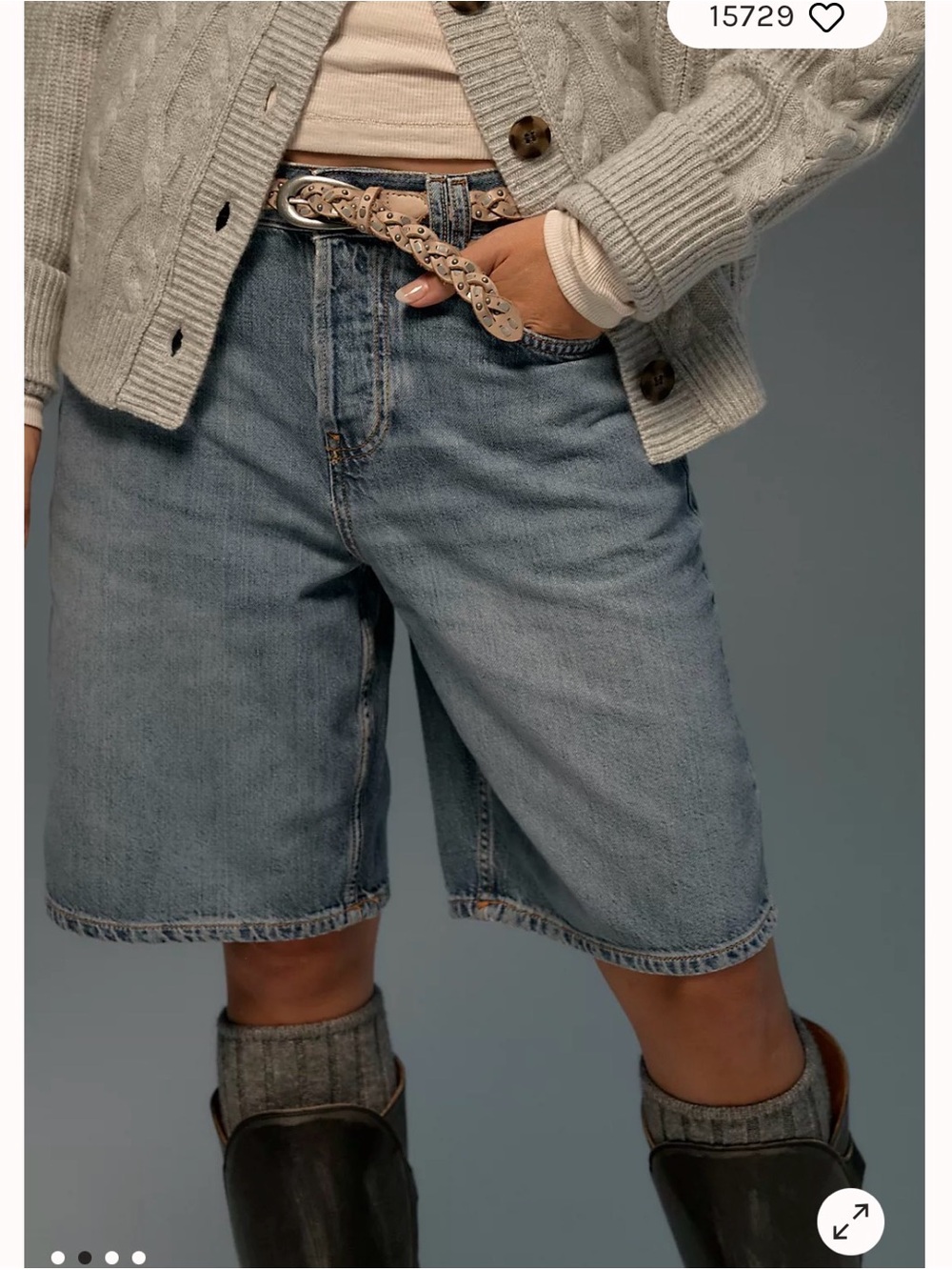 Free People Montana Denim Shorts